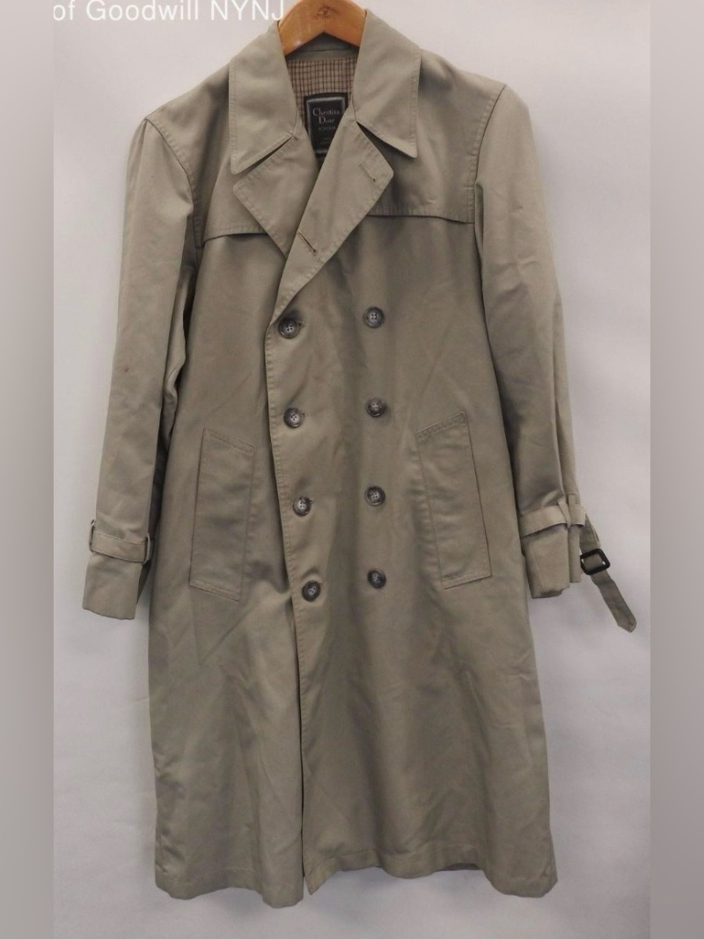 Christian Dior Monsieur Tan Camel Trench Coat (36S men’s - fits size 8-10 or M)